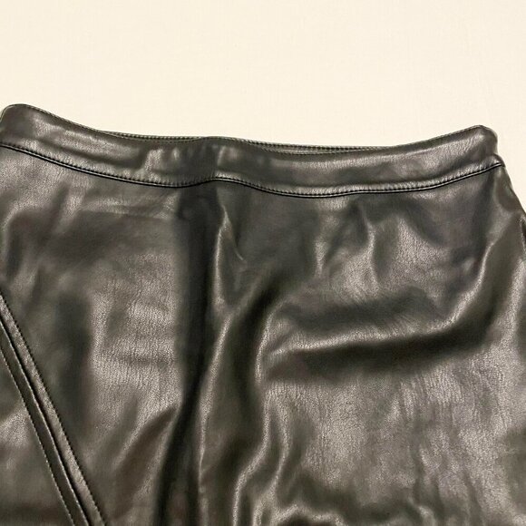 Noisy May Vegan Faux Leather Miniskirt Zip Closure Womens Size Small - Picture 2 of 16